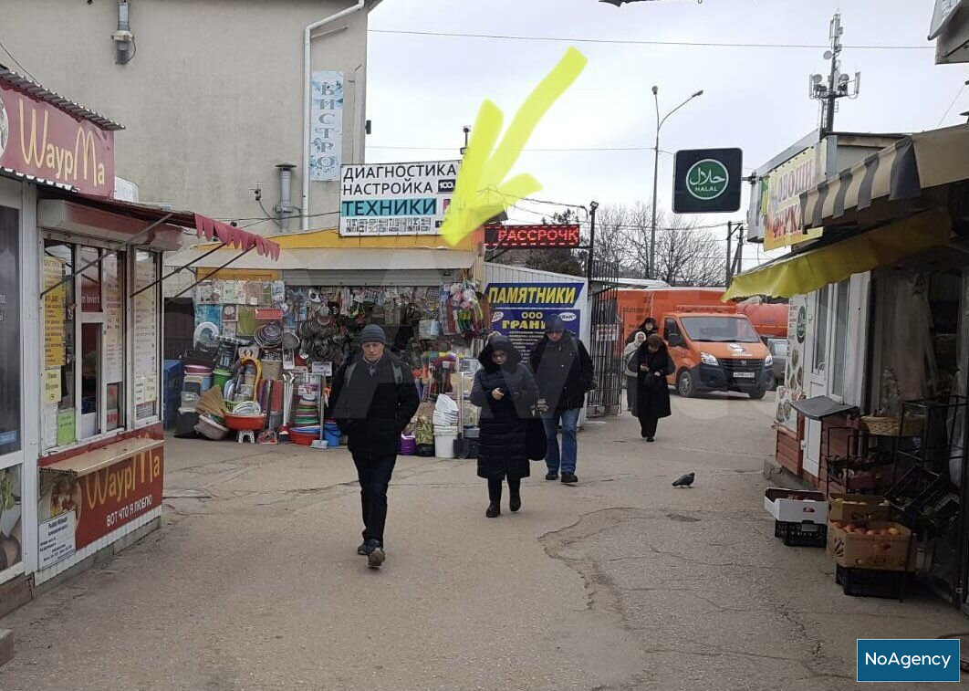 Снять Торговый павильон, 12кв.м, рынок Кольцо, 5км в Севастополе возле 5-й  км Балаклавского шоссе за 23000 рублей без посредников